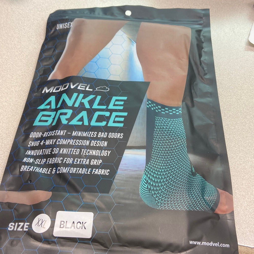 Modvel ankle brace. Size XXL Black